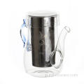 新製品GlassBloomingTeapot with Infuser